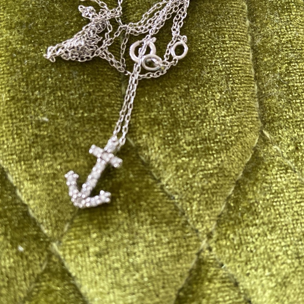 Sterling silver and created gemstone necklaces ! - Picture 6 of 7